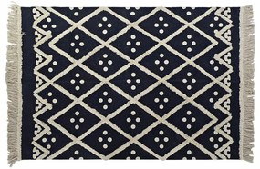 Χαλί DKD Home Decor Μπεζ Ναυτικό Μπλε 120 x 180 x 0,7 cm