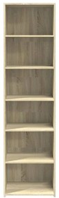 vidaXL Ντουλάπι Sonoma δρυς 50x41x185 εκ. από Επεξεργασμένο Ξύλο