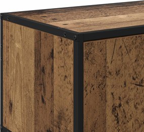 vidaXL Ντουλάπι TV 80 x 34,5 x 40 εκ Παλαιωμένο ξύλο