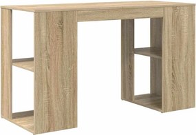 vidaXL Γραφείο Δρύς Sonoma 130 x 50.5 x 75 εκ Επεξεργασμένο ξύλο