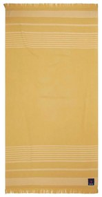 Πετσέτα Θαλάσσης 3742 Ocher Greenwich Polo Club Θαλάσσης 90x180cm 100% Cotton