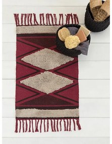 Πατάκι Μπάνιου 50x80 Zahara - Dark Red 5206482089051