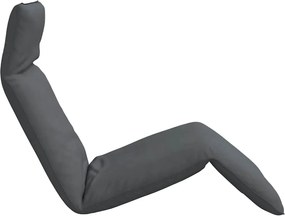 vidaXL Ξαπλώστρα Πτυσσόμενη Ανθρακί 175x54x8,5 εκ. Ύφασμα Oxford