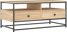 vidaXL Τραπεζάκι σαλονιού Sonoma Δρυς 100 x 51 x 45 cm