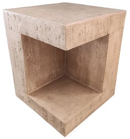 PYRAMIS SIDE TABLE BEIGE 38,5x38,5xH46cm - 04-1089