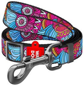 Nylon dog leash WAUDOG "Summer", lgth. 152-183cm