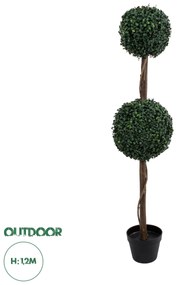 20399 GloboStar® Artificial Garden BUXUS 20399 Τεχνητό Διακοσμητικό Φυτό Πυξός Υ120cm
