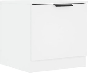 vidaXL Κομοδίνο Λευκό 40 x 39 x 40 εκ.