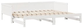 vidaXL Καναπές Κρεβάτι Συρόμενος Χωρίς Στρώμα 90x190 εκ. & Συρτάρια