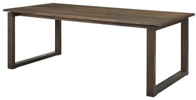 Τραπέζι Riverton 531, Καφέ, 76x100x220cm, Ινοσανίδες μέσης πυκνότητας, Ξύλο | Epipla1.gr