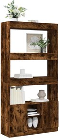 vidaXL Ντουλάπι Καπνιστή Δρυς 92x33x180εκ. από Επεξεργασμένο Ξύλο