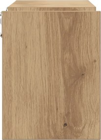 vidaXL Ραφιέρες Τοίχου 2 τεμ. Αρτισιανή Δρυς 100x15x20εκ. Επεξεργ Ξύλο