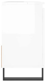 vidaXL Ντουλάπι Μπάνιου Γυαλιστερό Λευκό 65x33x60 εκ. Επεξεργ. Ξύλο
