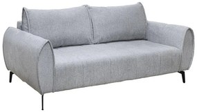 Τριθέσιος Καναπές Velton Fylliana Γκρί χρώμα 222x95x92εκ 222x95x92 εκ.