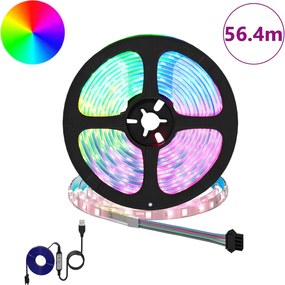 vidaXL Λωρίδα LED 12 pcs Μαύρο και Διαφανές 4700 χιλ