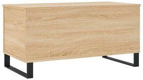 vidaXL Τραπεζάκι Σαλονιού Sonoma Δρυς 90x44,5x45εκ. Επεξεργασμένο Ξύλο