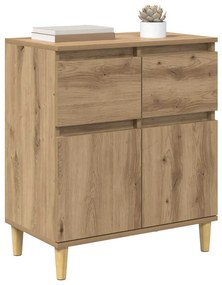 vidaXL Πλαϊνό γραφείο Artisan Oak 60 x 35 x 70 cm Επεξεργασμένο ξύλο