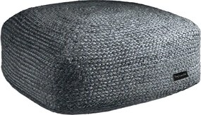 Πουφ (50x50x25) Guy Laroche Boho Anthracite