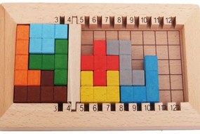 Σετ των 2 Intra απο ξύλο plywood 3mm-4mm πάχος – Ξύλινος πίνακας παζλ Katamino και ξύλο διάταξης μπλοκ 50x60 cm INTRAVECTRY-MY558697