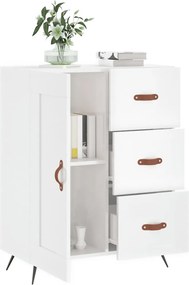vidaXL Ντουλάπι Γυαλιστερό Λευκό 69,5x34x90 εκ. Επεξεργασμένο Ξύλο