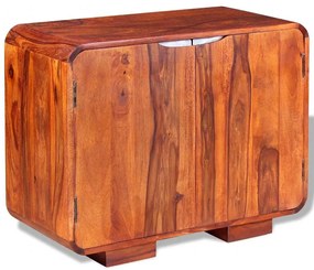 vidaXL Ντουλάπι 75 x 35 x 60 εκ. από Μασίφ Ξύλο Ακακίας