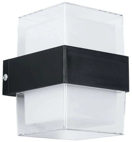 Φωτιστικό Τοίχου - Απλίκα Empire 60778 10,5x9x13cm Led 1050lm 10W 4500K Black GloboStar