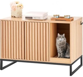 VEVOR Cat Litter Box Enclosure Hidden Litter Box Furniture 31.5&quot;L x 20&quot;W x 22&quot;H