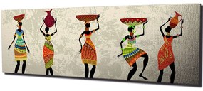 Πίνακας Καμβάς 762SYM1244 80x30cm Multi Wallity Οριζόντιοι Wood, Canvas
