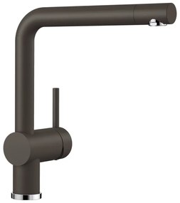Blanco Linus SILGRANIT®-Look Coffee Μπαταρία Κουζίνας με Περιστρεφόμενο Ρουξούνι
