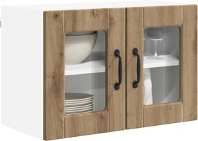 vidaXL Ραφιέρα τοίχου PORTO 2 pcs Artisan Oak Επεξεργασμένο ξύλο