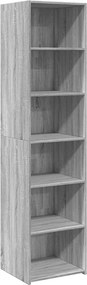 vidaXL Ντουλάπι Γκρι Sonoma 45x41x185 εκ. Επεξεργασμένο Ξύλο