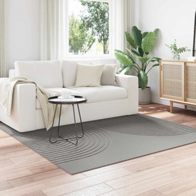 vidaXL Χαλί εσωτερικού χώρου GALATI Γκρι 120 x 120 cm Πολυεστέρας