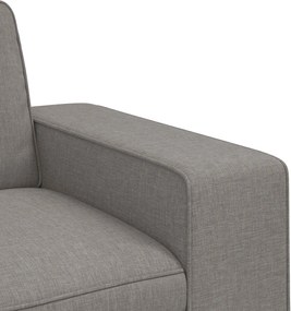 vidaXL Καναπές Taupe 222 x 80 x 82 εκ ύφασμα