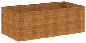 vidaXL Ζαρντινιέρα 196 x 100 x 69 εκ. από Ατσάλι Σκληρυθέν στον Αέρα