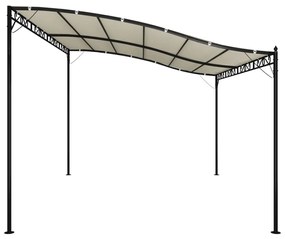 Τέντα Κρεμ 4 x 3 μ. 180 γρ./μ² από Ύφασμα και Ατσάλι - Κρεμ