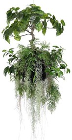 Τεχνητό Κρεμαστό Μπονσάι 4490-7 50x50x85cm Green Supergreens Polyethylene