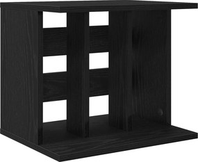 vidaXL Αποθήκευση Βινυλίου Μαύρη Δρυς 42 x 33 x 36 εκ.