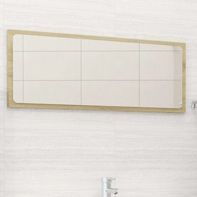vidaXL Καθρέφτης Μπάνιου Sonoma Δρυς 90 x 1,5 x 37 εκ. Μοριοσανίδα