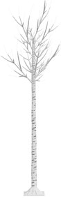 vidaXL Χριστουγ. Δέντρο Εξωτ./Εσωτ. Χώρου 180LED Θερμό Λευκό 1,8μ Ιτιά