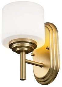 Απλίκα Φωτιστικό Μπάνιου 1xG9 IP44 Malibu Elstead Lighting-FE-MALIBU1-BATH-BB-Ορείχαλκος FE-MALIBU1-BATH-BB
