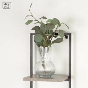 Ράφια Max Home Σίδερο Ξύλο MDF 25 X 75 X 20 CM (4 Μονάδες)