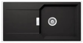 Schock Cristalite Manhattan Nero Ένθετος Νεροχύτης 100x51cm