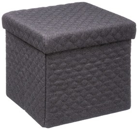 Σκαμπό Με Αποθηκευτικό Χώρο F-V Folding Stool D.Grey 167846A