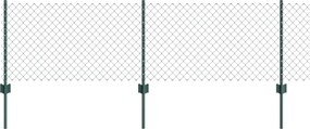 vidaXL Συρματόπλεγμα Περίφραξης με Πάσσαλο 25 x 0,6 m