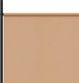 vidaXL 3-Panel Room Divider Μπεζ 260 x 180 cm Ύφασμα