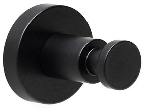 Άγκιστρο Μπάνιου 12-403 5cm Black Pam&amp;Co Μέταλλο