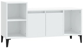 vidaXL Έπιπλο Τηλεόρασης Λευκό 100 x 35 x 55 εκ. Επεξεργασμένο Ξύλο