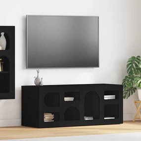 vidaXL Ντουλάπι TV Μαύρο 100 x 35 x 40 εκ Επεξεργασμένο ξύλο