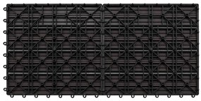 vidaXL Πλακάκια Deck 6 τεμ. Σκούρο Καφέ 60 x 30 εκ. 1,08 μ² από WPC