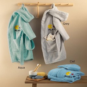 Μπουρνούζι Παιδικό Pac Με Κουκούλα Aqua Palamaiki